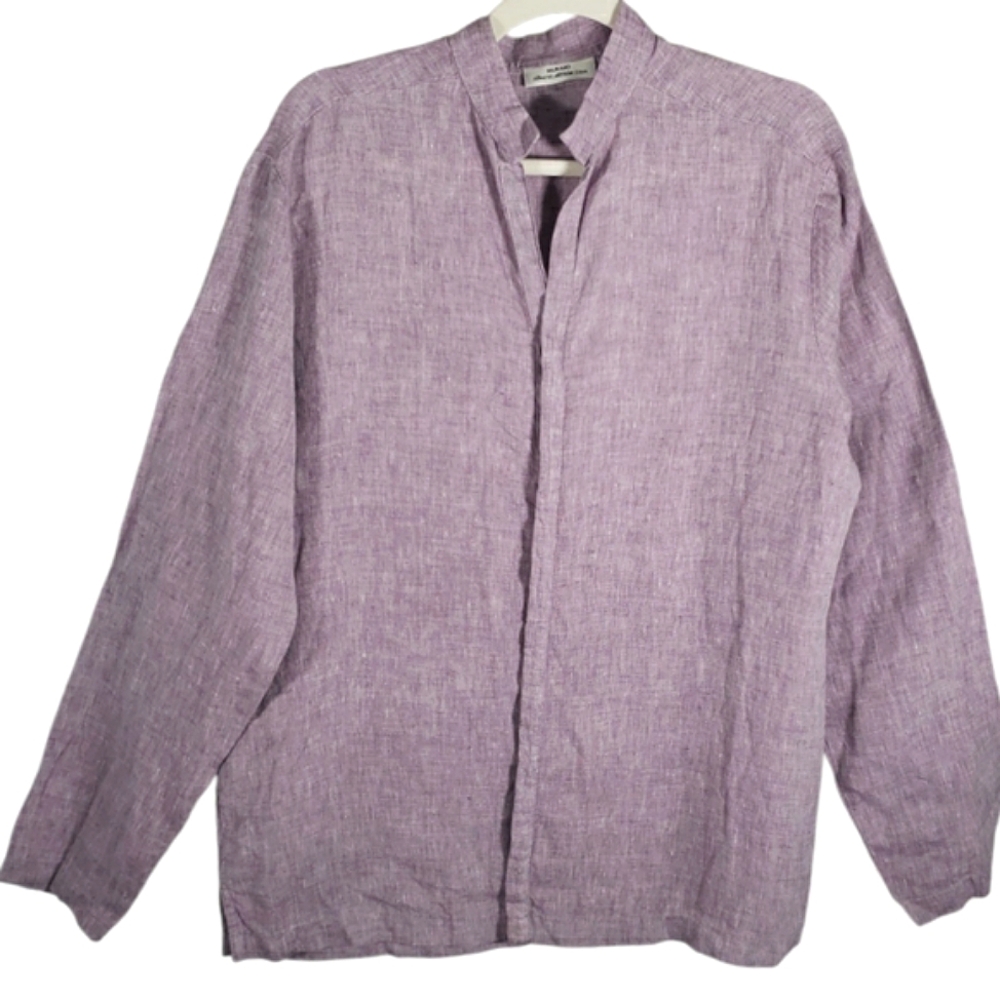 Irish Linen Baird McNutt Buttondown Shirt Fine Preppy Wedding Guest Events Old $
